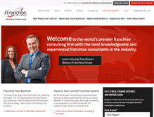 Tablet Screenshot of ifranchisegroup.com